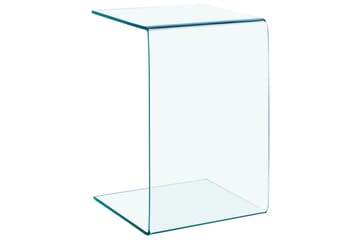 Sivupöytä 40x40x60 cm karkaistu lasi - Läpinäkyvä - Huonekalut - Pöytä & ruokailuryhmä - Apupöytä & sivupöytä - Lamppupöytä