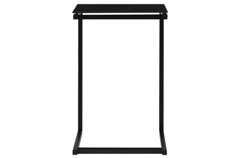 Sivupöytä 40x40x60 cm Karkaistu lasi - Musta - Huonekalut - Pöytä & ruokailuryhmä - Apupöytä & sivupöytä - Lamppupöytä