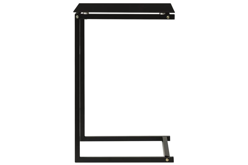 Sivupöytä 40x40x60 cm Karkaistu lasi - Musta - Huonekalut - Pöytä & ruokailuryhmä - Apupöytä & sivupöytä - Lamppupöytä