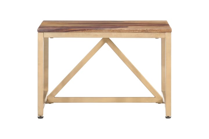 Sivupöytä 60x60x40 cm Seesampuu - Ruskea - Lamppupöytä - Tarjotinpöytä & pikkupöytä