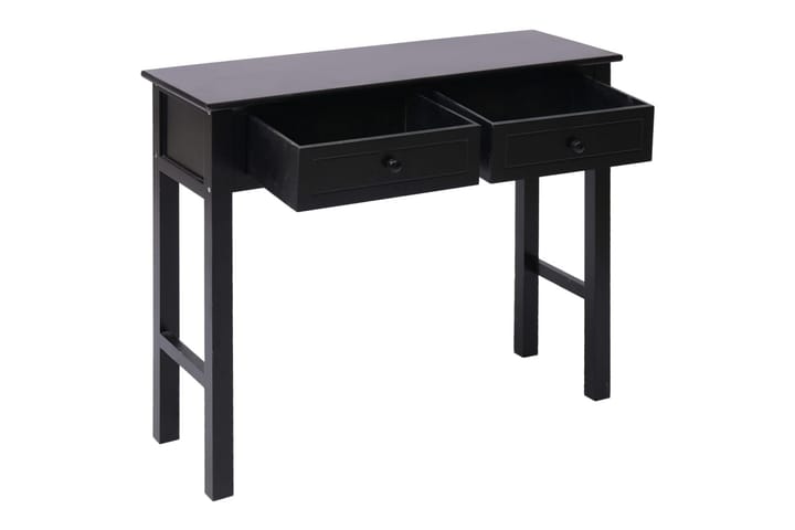 Sivupöytä 90x30x77 cm Musta - Musta - Lamppupöytä - Tarjotinpöytä & pikkupöytä