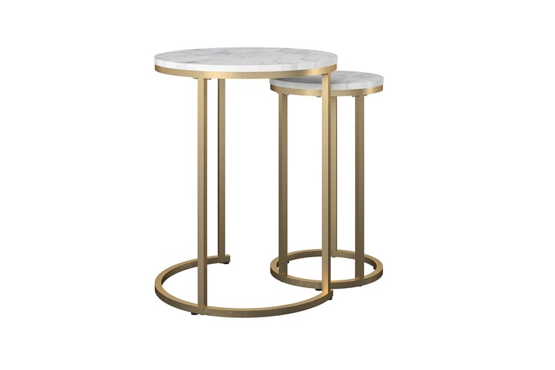 Sivupöytä Ameliano Marmori, Valkoinen