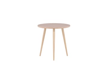 Sivupöytä Askim 48 cm - Beige - Huonekalut - Pöytä & ruokailuryhmä - Apupöytä & sivupöytä - Lamppupöytä