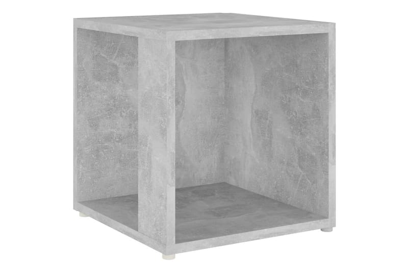 Sivupöytä betoninharmaa 33x33x34,5 cm lastulevy - Harmaa - Huonekalut - Pöytä & ruokailuryhmä - Apupöytä & sivupöytä - Lamppupöytä