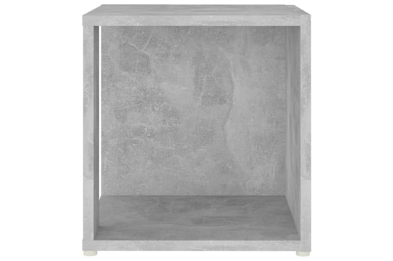 Sivupöytä betoninharmaa 33x33x34,5 cm lastulevy - Harmaa - Huonekalut - Pöytä & ruokailuryhmä - Apupöytä & sivupöytä - Lamppupöytä