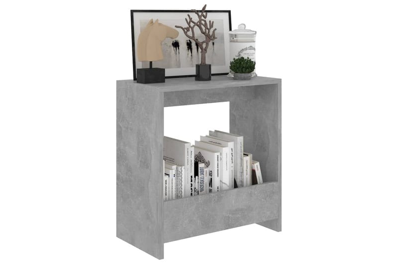 Sivupöytä betoninharmaa 50x26x50 cm lastulevy - Huonekalut - Pöytä & ruokailuryhmä - Apupöytä & sivupöytä - Lamppupöytä