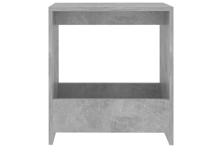 Sivupöytä betoninharmaa 50x26x50 cm lastulevy - Lamppupöytä - Tarjotinpöytä & pikkupöytä