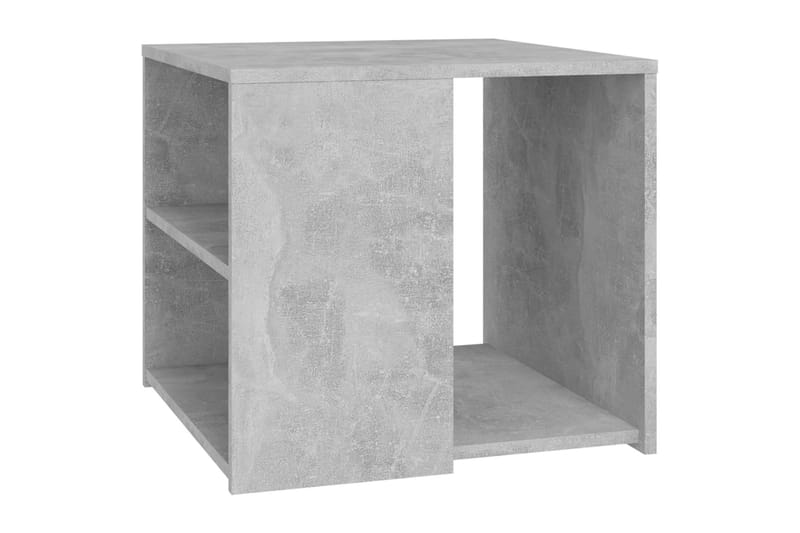 Sivupöytä betoninharmaa 50x50x45 cm lastulevy - Huonekalut - Pöytä & ruokailuryhmä - Apupöytä & sivupöytä - Lamppupöytä