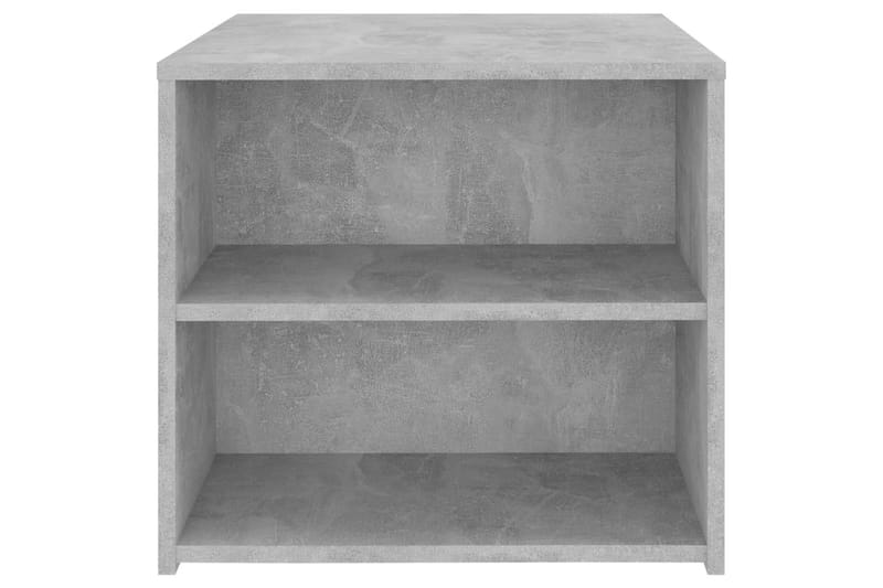 Sivupöytä betoninharmaa 50x50x45 cm lastulevy - Huonekalut - Pöytä & ruokailuryhmä - Apupöytä & sivupöytä - Lamppupöytä