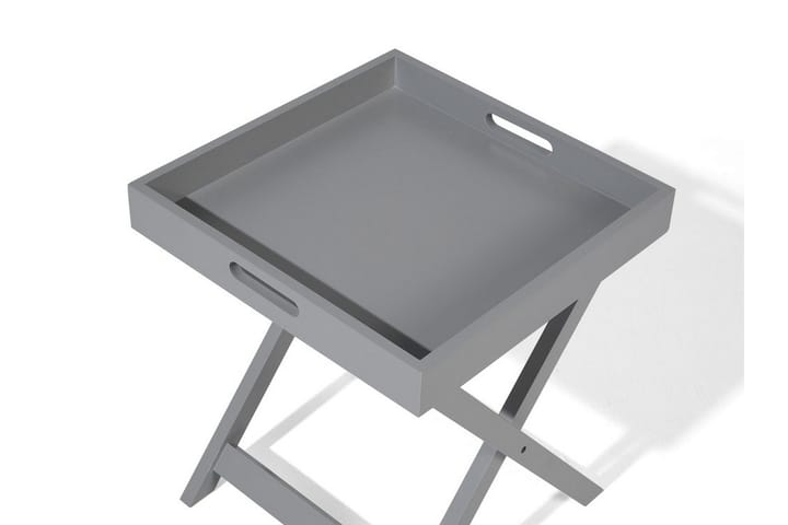 Sivupöytä Chester 40 cm - Harmaa - Tarjotinpöytä & pikkupöytä - Lamppupöytä