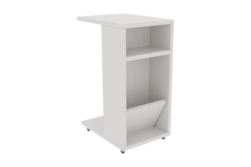 Sivupöytä Filint 63 cm - Valkoinen - Huonekalut - Pöytä & ruokailuryhmä - Apupöytä & sivupöytä - Lamppupöytä