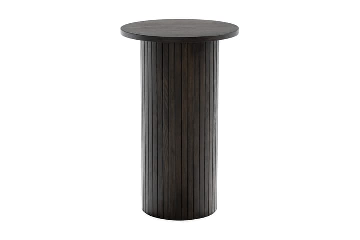 Sivupöytä Fishhook Pyöreä 40 cm - Tummanruskea - Lamppupöytä - Tarjotinpöytä & pikkupöytä