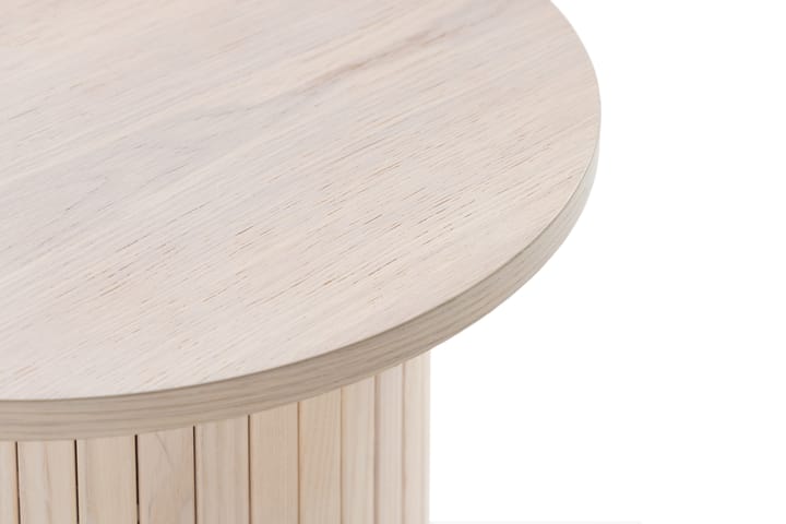 Sivupöytä Fishhook Pyöreä 40 cm - Valkoinen - Jalustapöytä & pylväspöytä