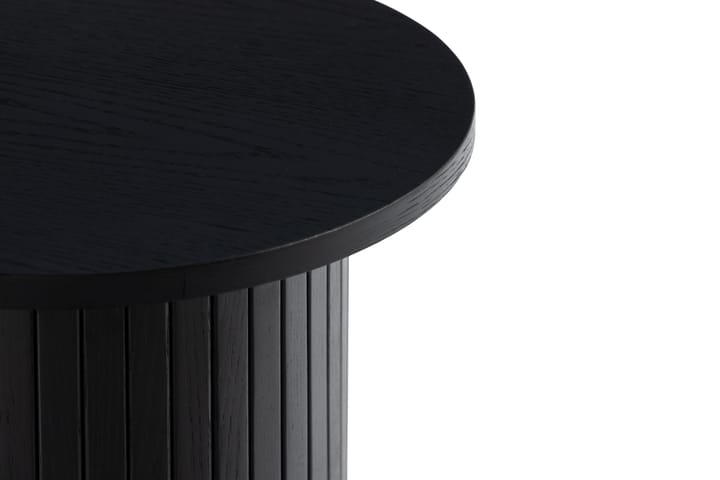 Sivupöytä Fishhook Pyöreä 40 cm - Mattamusta - Tarjotinpöytä & pikkupöytä - Lamppupöytä