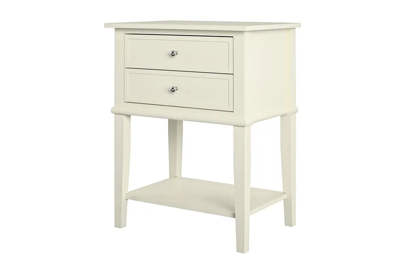 Sivupöytä Franklin 56 cm Valkoinen - Dorel Home - Huonekalut - Pöytä & ruokailuryhmä - Apupöytä & sivupöytä - Lamppupöytä