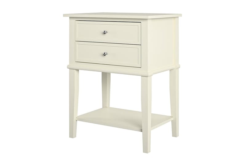 Sivupöytä Franklin 56 cm Valkoinen - Dorel Home - Huonekalut - Pöytä & ruokailuryhmä - Apupöytä & sivupöytä - Lamppupöytä