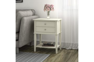 Sivupöytä Franklin 56 cm Valkoinen - Dorel Home - Huonekalut - Pöytä & ruokailuryhmä - Apupöytä & sivupöytä - Lamppupöytä