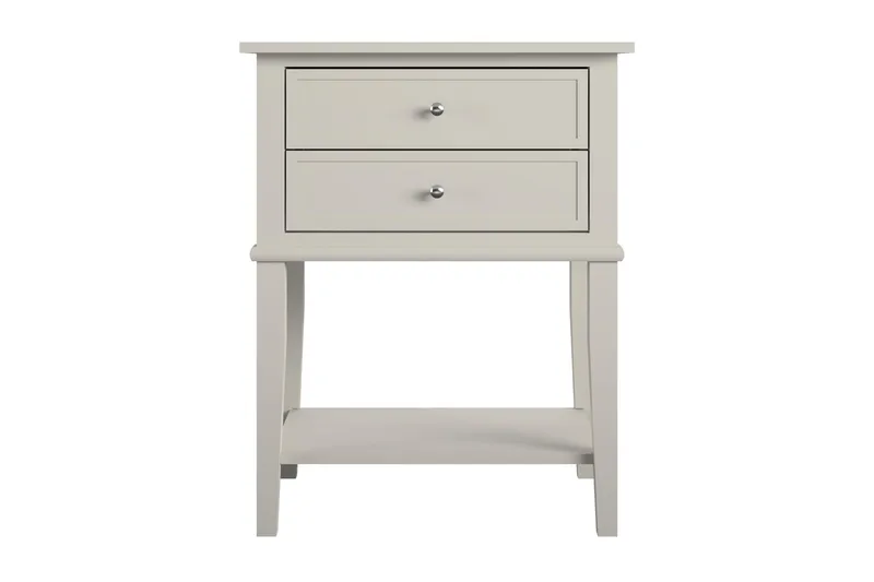 Sivupöytä Franklin 56x39 cm Beige - Queer Eye - Huonekalut - Pöytä & ruokailuryhmä - Apupöytä & sivupöytä - Lamppupöytä