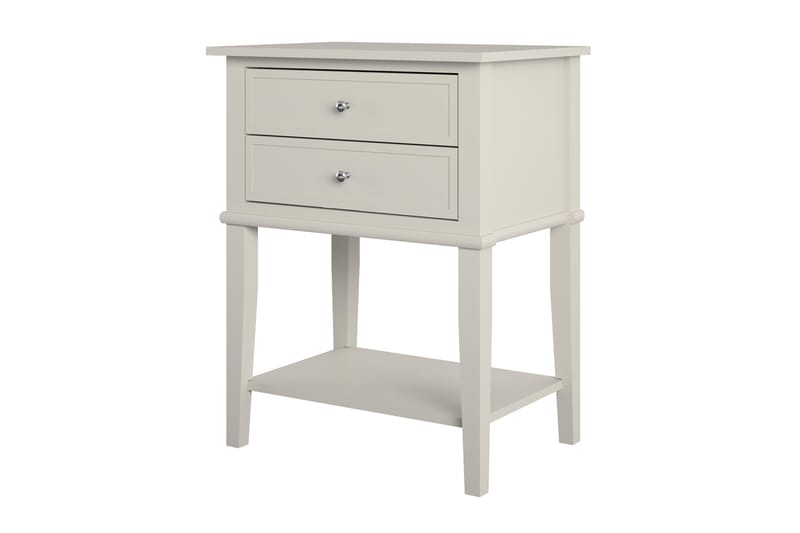 Sivupöytä Franklin 56x39 cm Beige - Queer Eye - Huonekalut - Pöytä & ruokailuryhmä - Apupöytä & sivupöytä - Lamppupöytä