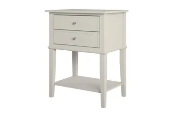Sivupöytä Franklin 56x39 cm Beige - Queer Eye - Huonekalut - Pöytä & ruokailuryhmä - Apupöytä & sivupöytä - Lamppupöytä
