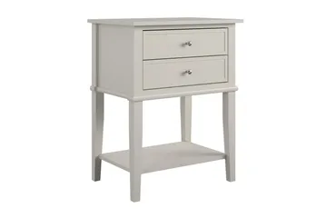 Sivupöytä Franklin 56x39 cm Beige - Queer Eye - Huonekalut - Pöytä & ruokailuryhmä - Apupöytä & sivupöytä - Lamppupöytä