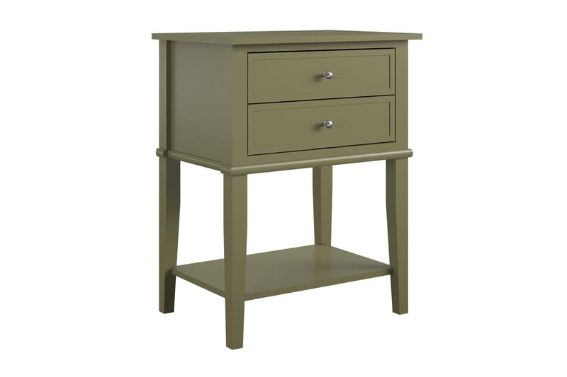 Sivupöytä Franklin 56x39 cm Oliivinvihreä - Queer Eye - Huonekalut - Pöytä & ruokailuryhmä - Apupöytä & sivupöytä - Lamppupöytä