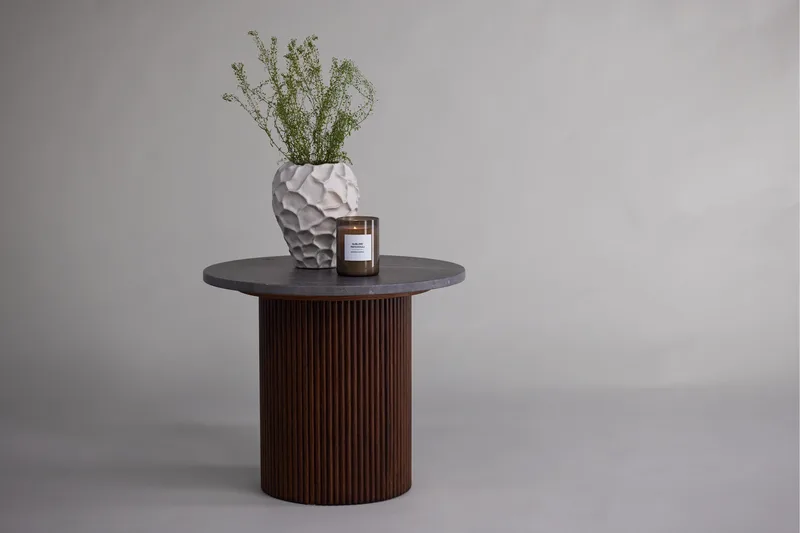 Sivupöytä Härön 52 cm - Ruskea - Huonekalut - Pöytä & ruokailuryhmä - Apupöytä & sivupöytä - Lamppupöytä