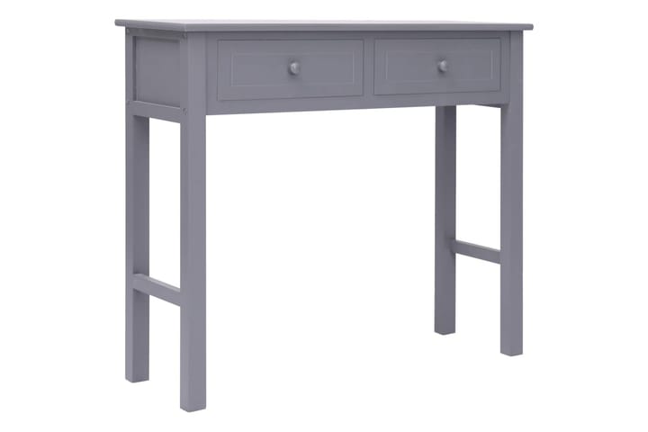 Sivupöytä harmaa 90x30x77 cm puu - Harmaa - Lamppupöytä - Tarjotinpöytä & pikkupöytä