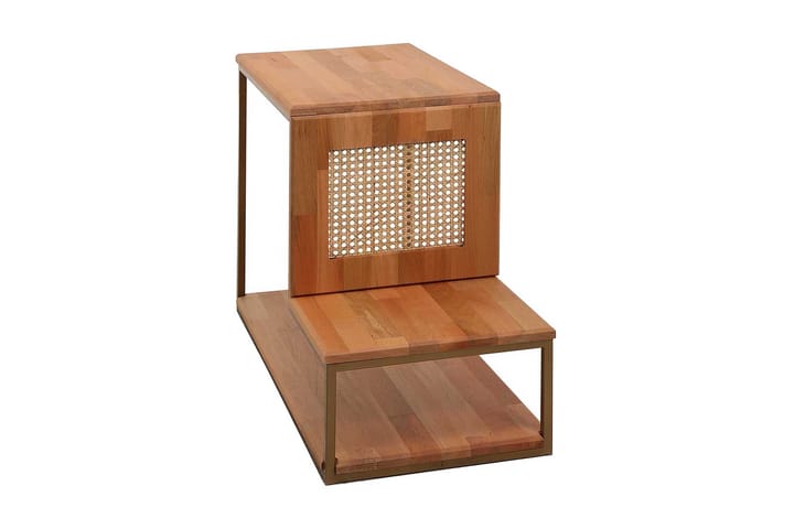 Sivupöytä Hedonna 37x57x37 cm - Tammi - Tarjotinpöytä & pikkupöytä - Lamppupöytä
