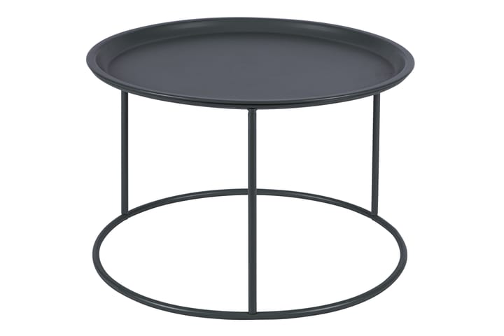 Sivupöytä Ignacia 56 cm - Asfaltinharmaa - Tarjotinpöytä & pikkupöytä - Lamppupöytä