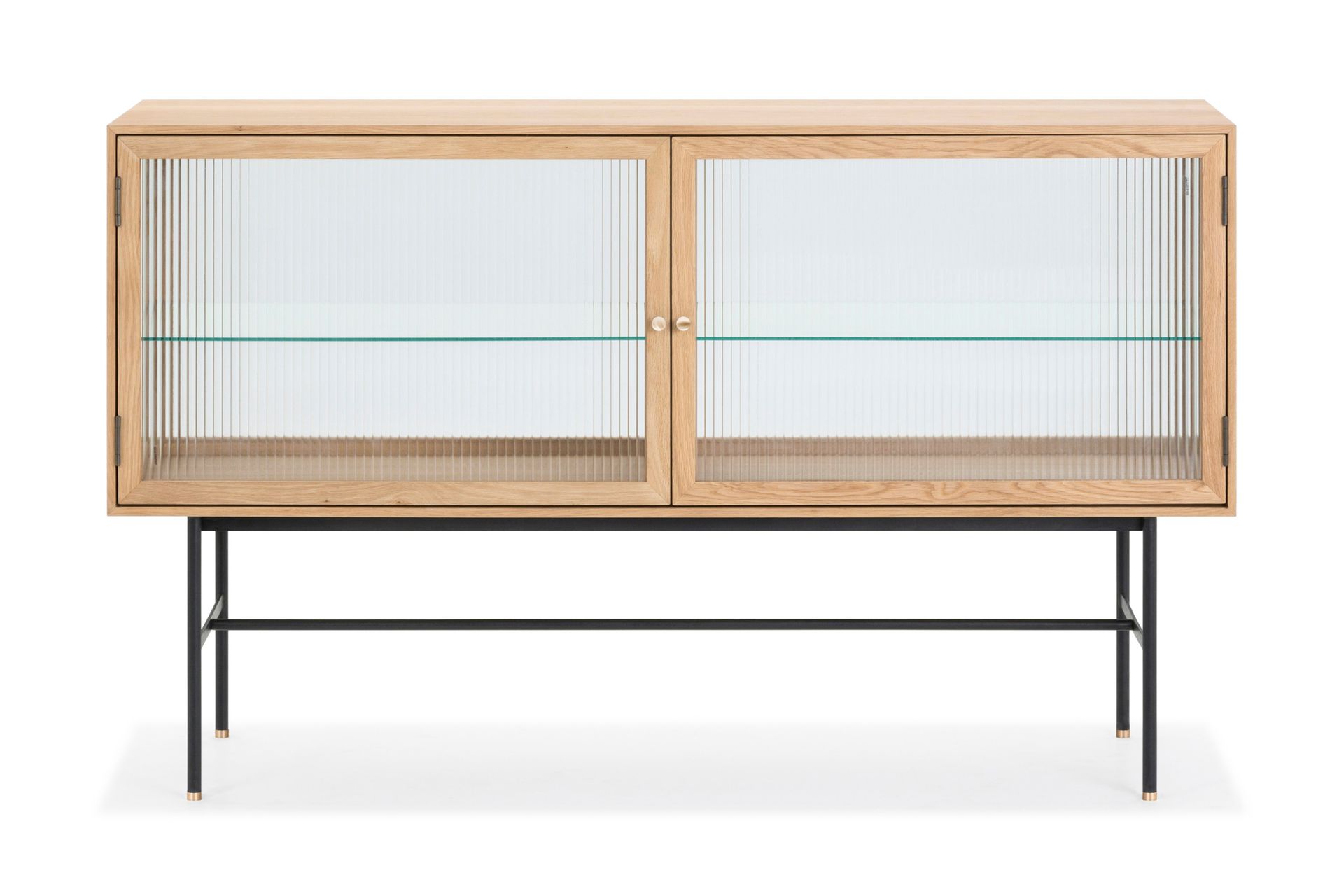 Sivupöytä Jelric 42 cm syvyys 150 cm leveys 90 cm korkeus - Luonnonväri - Huonekalut - Pöytä & ruokailuryhmä - Apupöytä & sivupöytä - Lamppupöytä