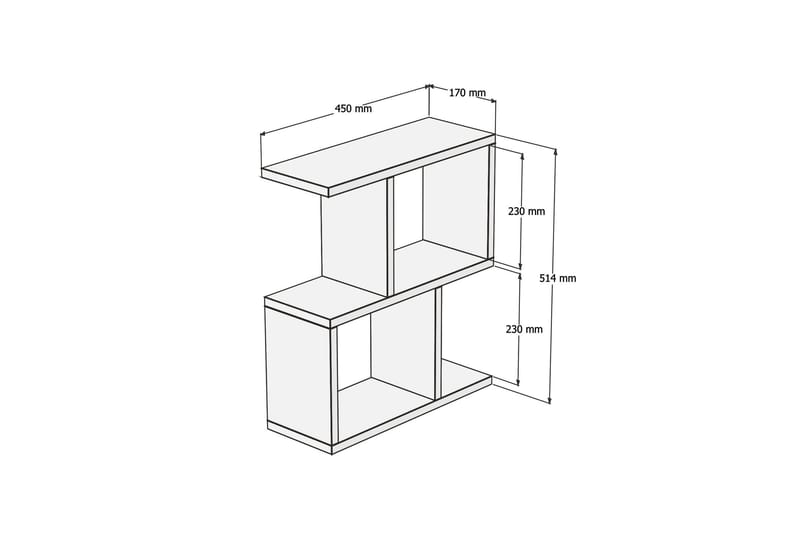 Sivupöytä Jenine 45x51,4x45 cm - Sininen - Huonekalut - Pöytä & ruokailuryhmä - Apupöytä & sivupöytä - Lamppupöytä