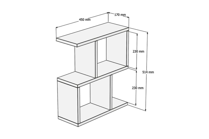 Sivupöytä Jenine 45x51,4x45 cm - Vihreä - Tarjotinpöytä & pikkupöytä - Lamppupöytä