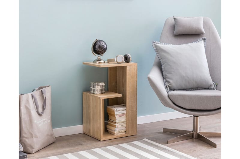 Sivupöytä Kamenar 35 cm - Puu/Luonnonväri - Huonekalut - Pöytä & ruokailuryhmä - Apupöytä & sivupöytä - Lamppupöytä