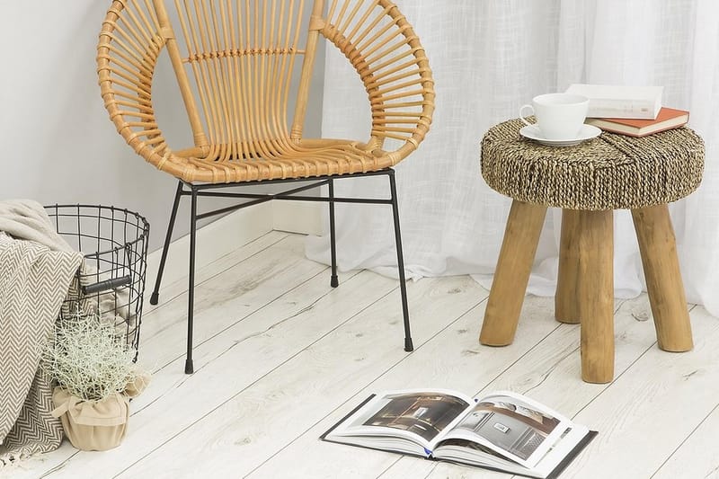 Sivupöytä Kelsey 44 cm - Beige - Huonekalut - Pöytä & ruokailuryhmä - Apupöytä & sivupöytä - Lamppupöytä