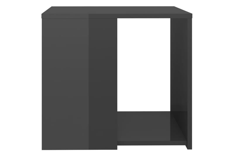 Sivupöytä korkeakiilto harmaa 50x50x45 cm lastulevy - Huonekalut - Pöytä & ruokailuryhmä - Apupöytä & sivupöytä - Lamppupöytä