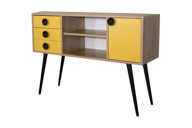 Sivupöytä Kulta/Tammi/Keltainen, undefined