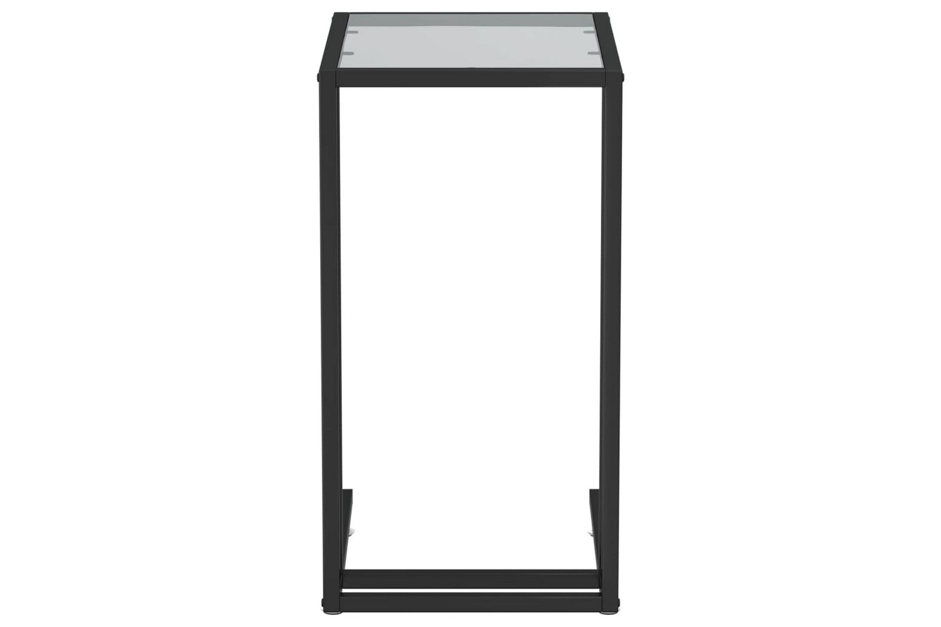 Sivupöytä läppärille musta 50x35x65 cm karkaistu lasi - Musta - Huonekalut - Pöytä & ruokailuryhmä - Apupöytä & sivupöytä - Lamppupöytä