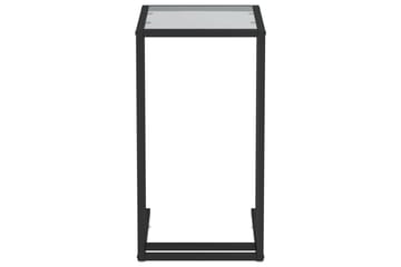 Sivupöytä läppärille musta 50x35x65 cm karkaistu lasi - Musta - Huonekalut - Pöytä & ruokailuryhmä - Apupöytä & sivupöytä - Lamppupöytä