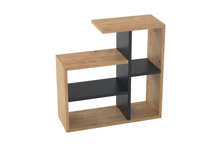 Sivupöytä Lasvaras 60x60x60 cm - Harmaa/Ruskea - Tarjotinpöytä & pikkupöytä - Lamppupöytä