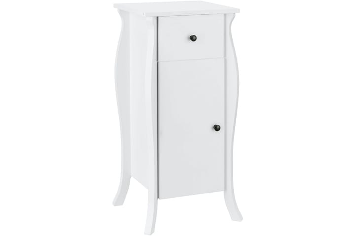 Sivupöytä Leifiana 38 cm - Valkoinen - Tarjotinpöytä & pikkupöytä - Lamppupöytä