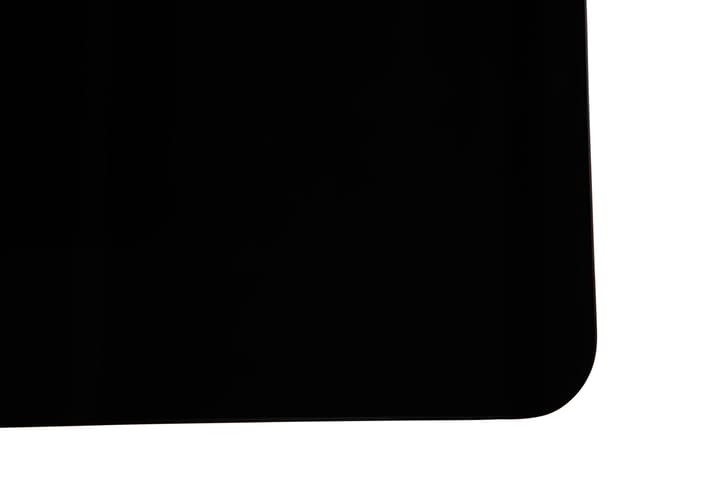 Sivupöytä Leros 75 cm - Lasi/Musta/Messinki - Tarjotinpöytä & pikkupöytä - Lamppupöytä