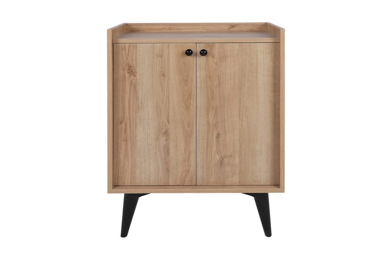 Sivupöytä Leysium 70 cm, Luonnonv äri/Musta