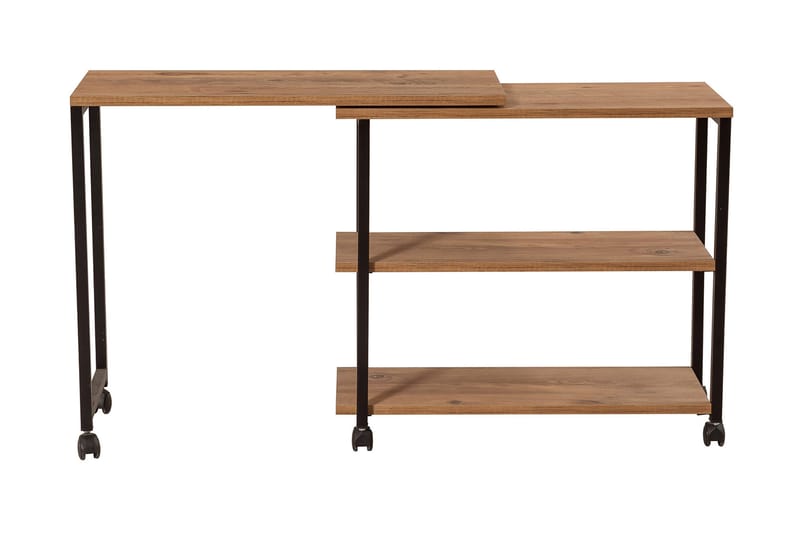 Sivupöytä Melisey 76 cm - Luonnonväri/Musta - Huonekalut - Pöytä & ruokailuryhmä - Apupöytä & sivupöytä - Lamppupöytä