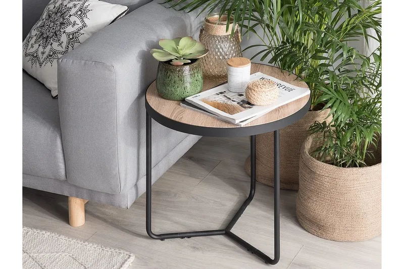 Sivupöytä Melody S 50 cm, Puu/Luonnonväri