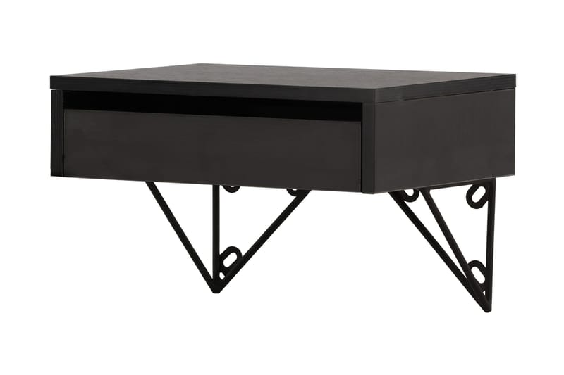 Sivupöytä Memphisa 41 cm - Musta - Huonekalut - Pöytä & ruokailuryhmä - Apupöytä & sivupöytä - Lamppupöytä