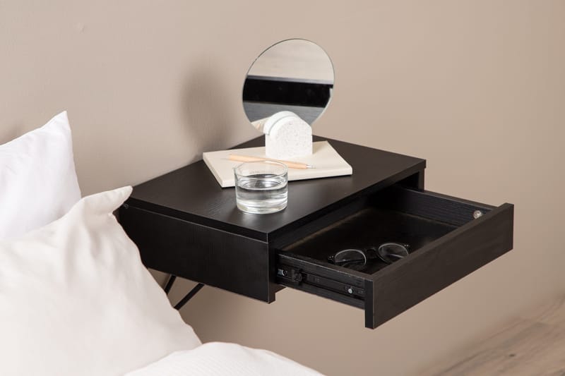 Sivupöytä Memphisa 41 cm - Musta - Huonekalut - Pöytä & ruokailuryhmä - Apupöytä & sivupöytä - Lamppupöytä