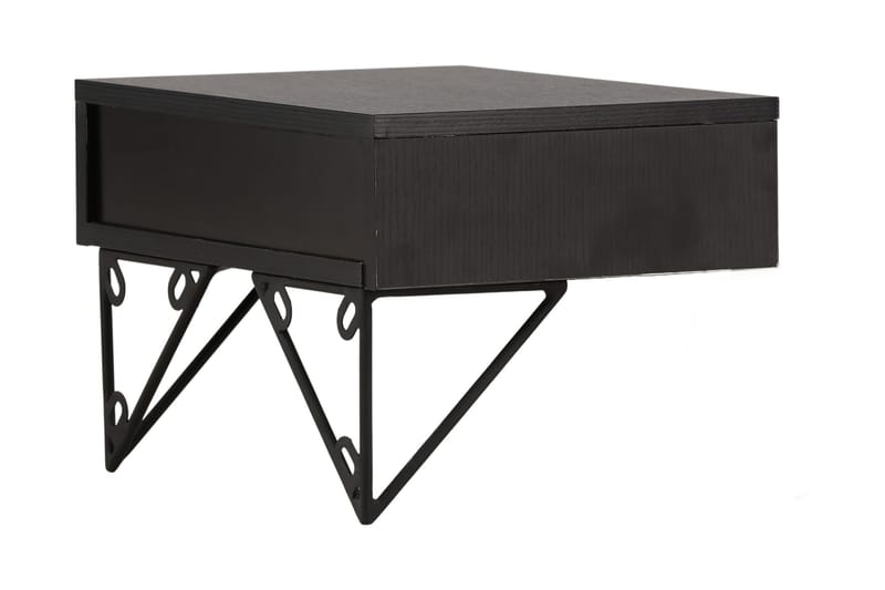 Sivupöytä Memphisa 41 cm - Musta - Huonekalut - Pöytä & ruokailuryhmä - Apupöytä & sivupöytä - Lamppupöytä