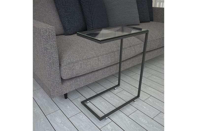 Sivupöytä Mertha 46 cm - Musta - Huonekalut - Pöytä & ruokailuryhmä - Apupöytä & sivupöytä - Lamppupöytä