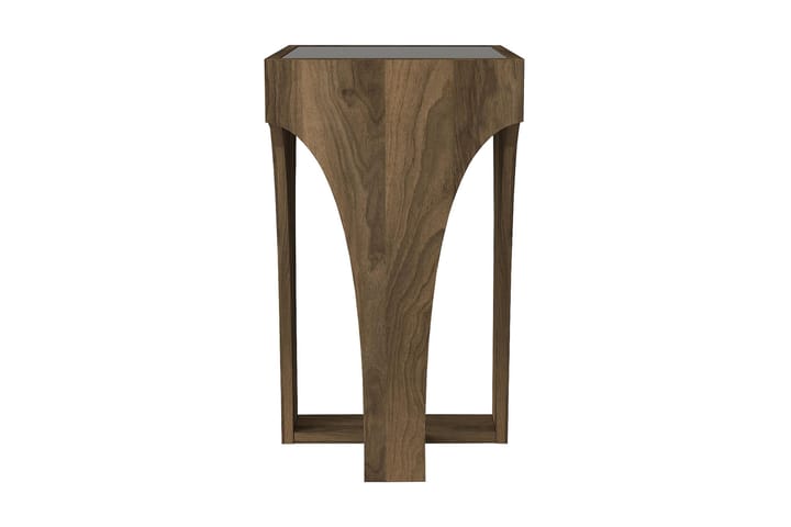 Sivupöytä Metslavier 37 cm - Pähkinä / antrasiitti - Tarjotinp�öytä & pikkupöytä - Lamppupöytä